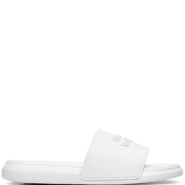 Alexander McQueen  logo-embellished flat slides