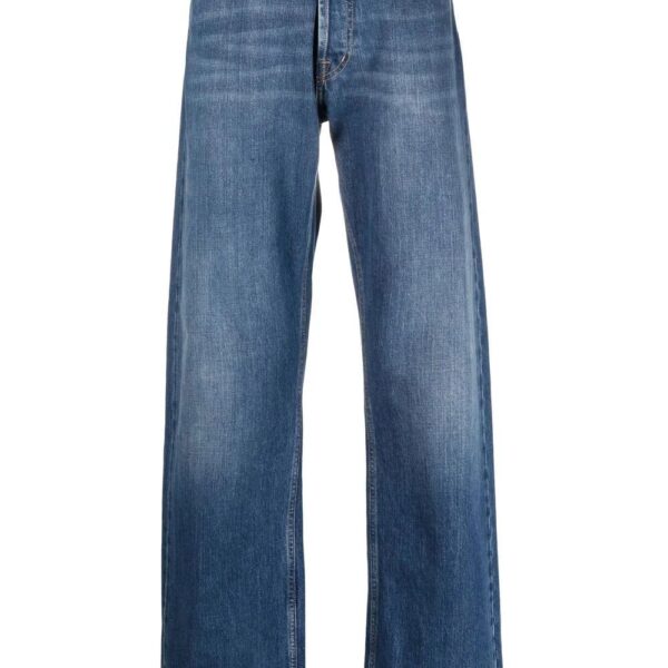 Alexander McQueen  wide-leg Japanese denim jeans