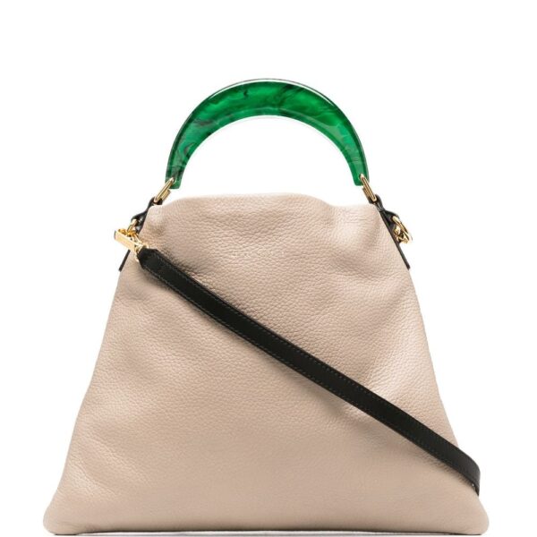Marni  Pannier leather tote bag