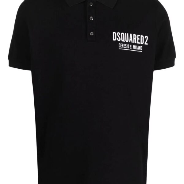 Dsquared2 logo-print polo shirt