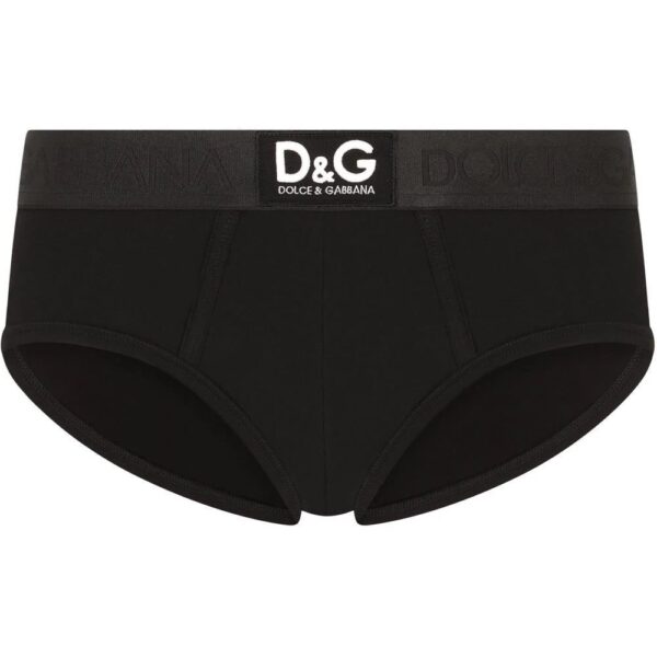 Dolce & Gabbana  logo-waistband stretch-cotton briefs