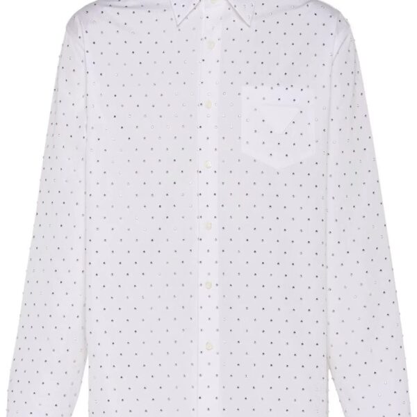 Prada  gem-studded tailored shirt