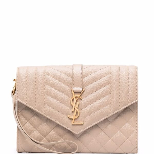 Saint Laurent  Monogram envelope clutch bag