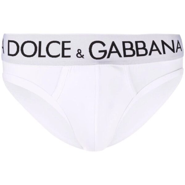 Dolce & Gabbana  logo-waistband stretch-cotton briefs