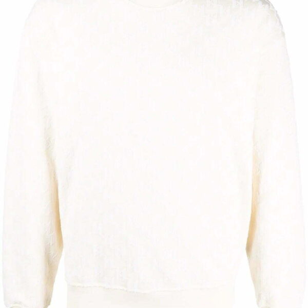Karl Lagerfeld  flocked monogram sweatshirt