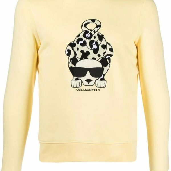 Karl Lagerfeld  dog graphic sweatshirt