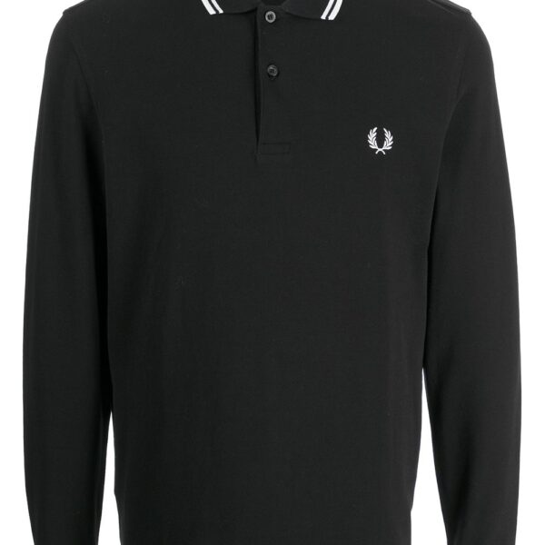 Fred Perry embroidered-logo cotton polo shirt