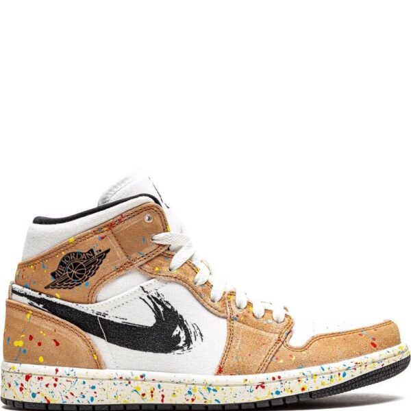 Jordan  Air Jordan 1 Mid SE “Brushstroke” sneakers