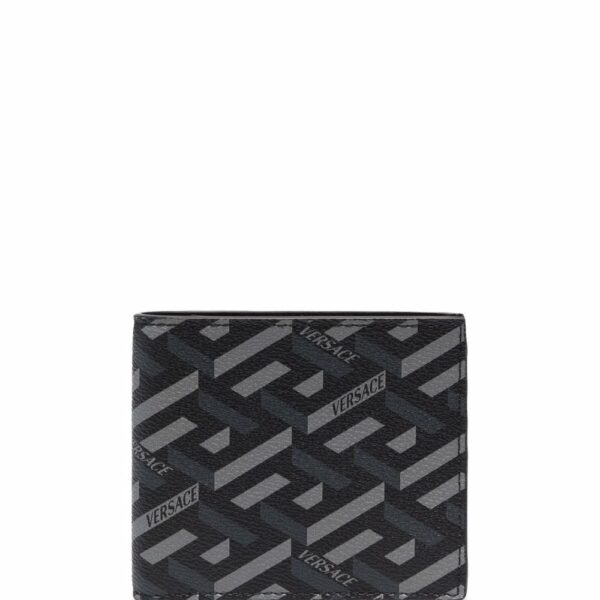 Versace  Greca-print bi-fold wallet
