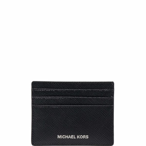 Michael Michael Kors logo-print leather card wallet