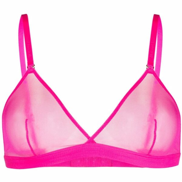 Maison Close  sheer triangle bralette