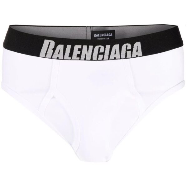Balenciaga  logo-waist cotton briefs