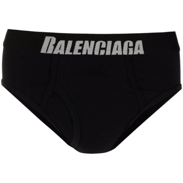 Balenciaga  logo-waist cotton briefs