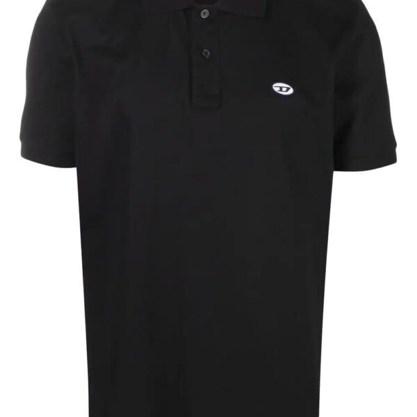 Diesel logo-patch polo shirt
