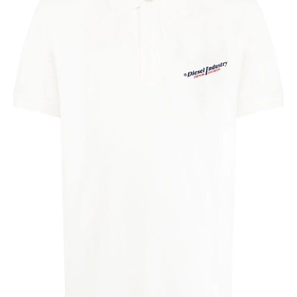 Diesel  logo-print short-sleeved polo shirt