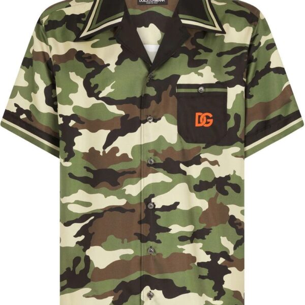 Dolce & gabbana  camouflage short-sleeved shirt