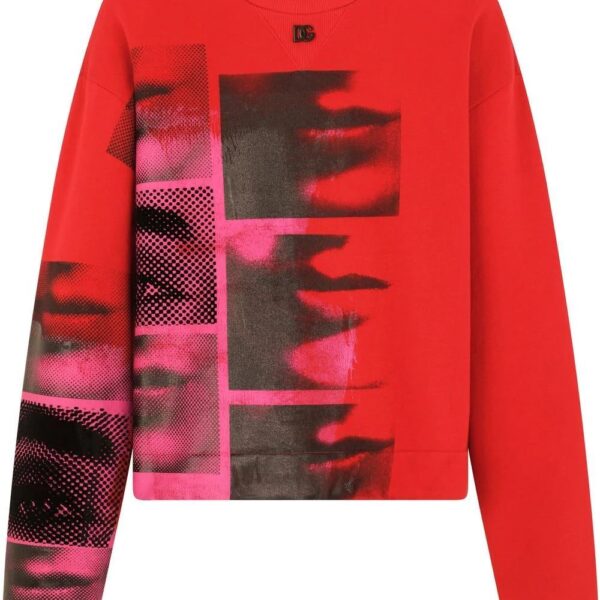 Dolce & Gabbana  Look At Me graphic-print sweatshirt