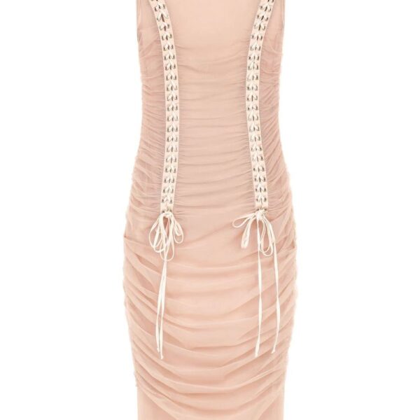 Dolce & Gabbana  corset-style ruched midi dress