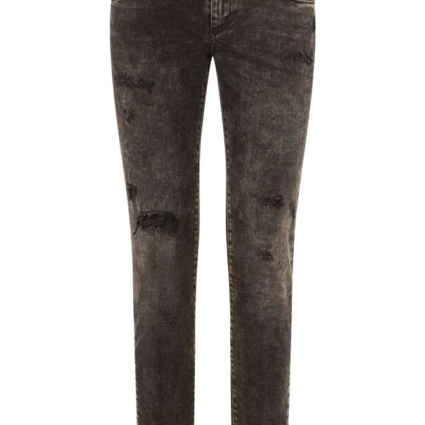 Dolce & gabbana  distressed-effect slim-cut jeans
