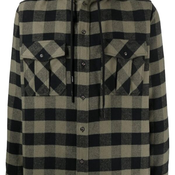 Off-white Arrow-print check shirt
