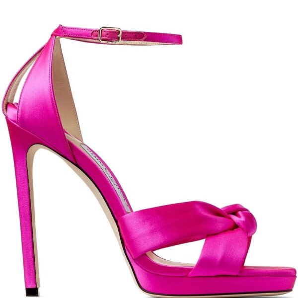 Jimmy choo  Rosie 120mm satin-finish sandals