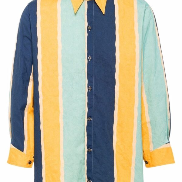 Prada  stripe-print shirt