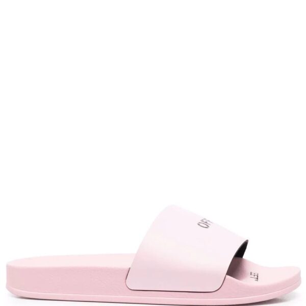 Off-White  logo-print pool slides
