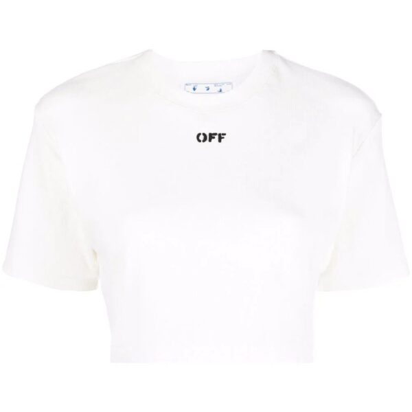 Off-White  Off-stamp cropped T-shirt