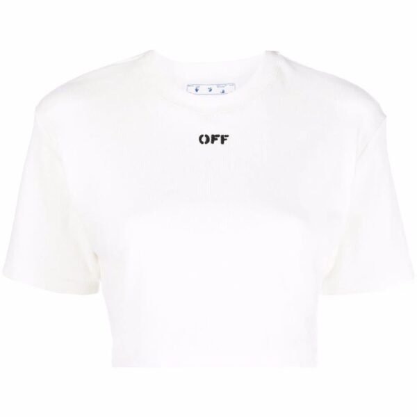 Off-White  Off-stamp cropped T-shirt