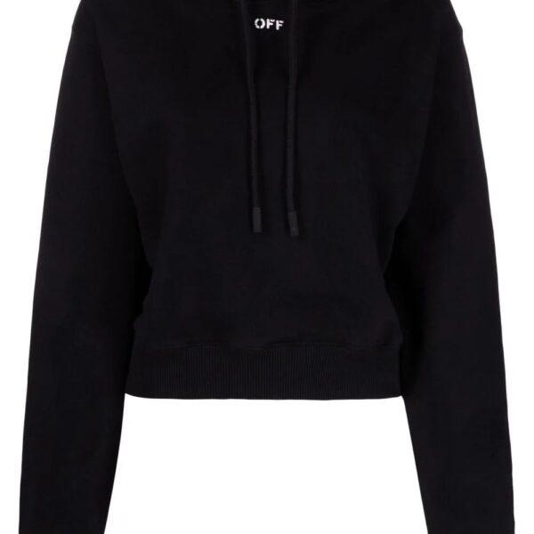 Off-White  Off-stamp cropped hoodie
