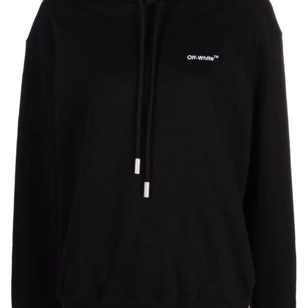 Off-White  logo-print Diag hoodie