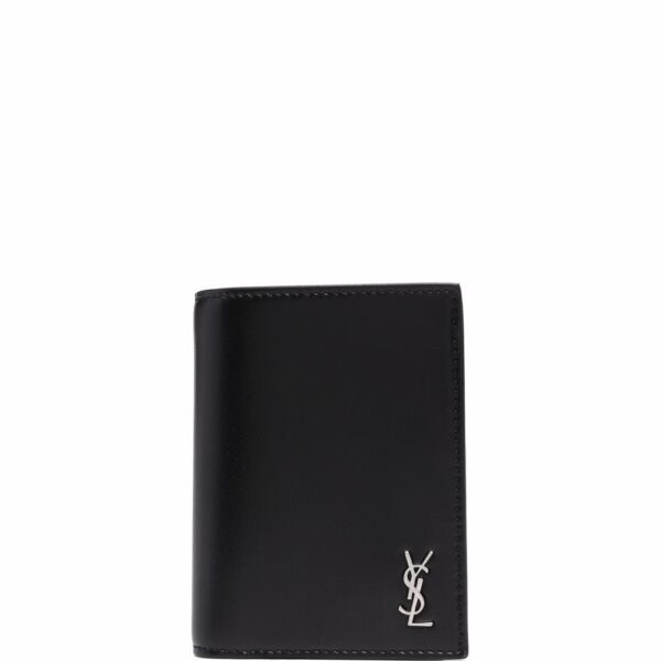 Saint Laurent logo-plaque wallet