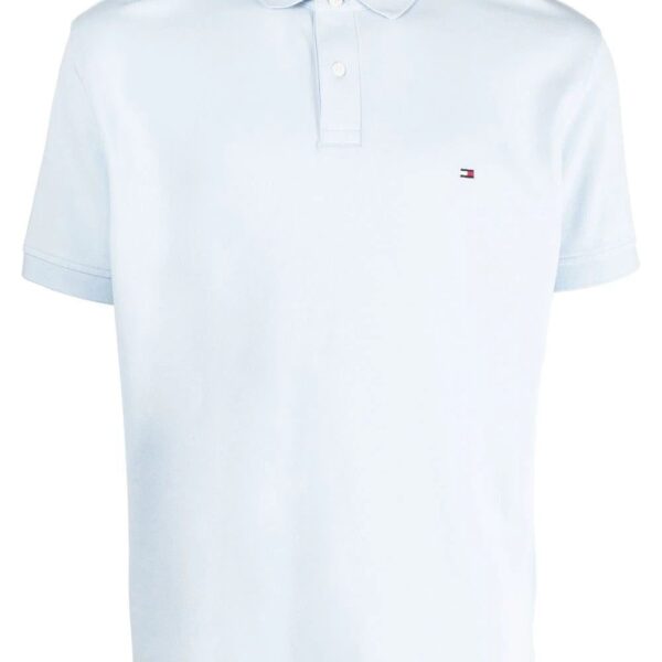 Tommy Hilfiger  logo-patch polo shirt