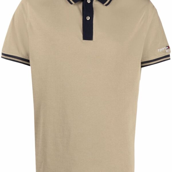 Tommy Hilfiger  embroidered-logo cotton polo shirt