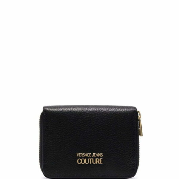 Versace Jeans Couture  logo-plaque leather wallet