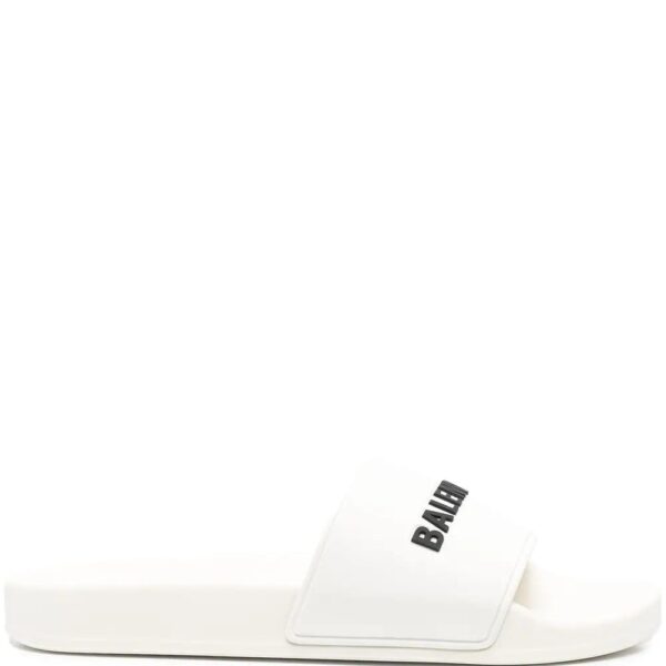Balenciaga  raised-logo slides