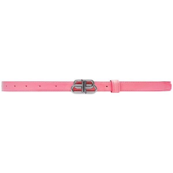 Balenciaga  BB buckle thin belt