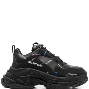 Balenciaga  logo-print chunky trainers