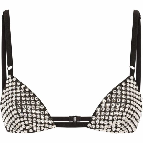 Dolce & Gabbana  rhinestone-embellished bralette top