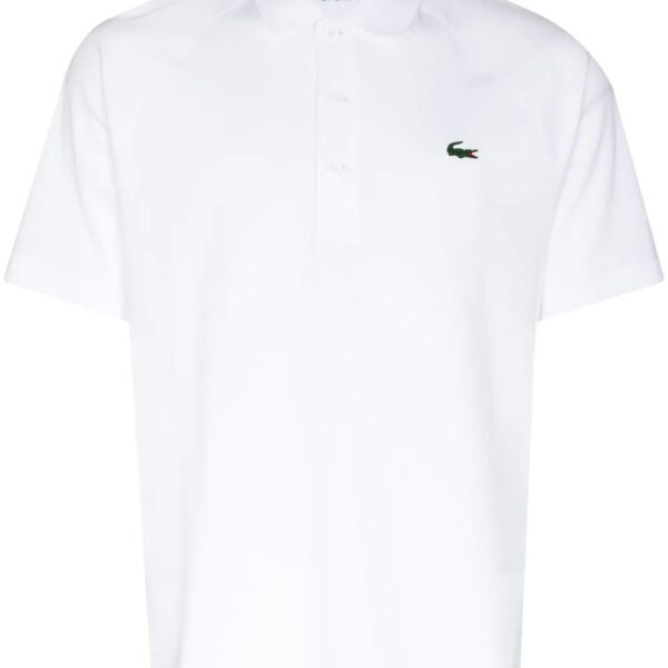 Lacoste  logo-patch short-sleeved polo shirt