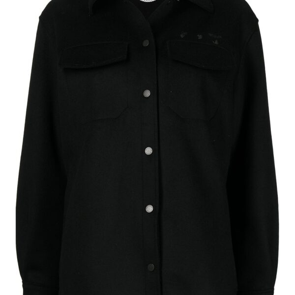 Off-White  Hands Off-embroidered jacket