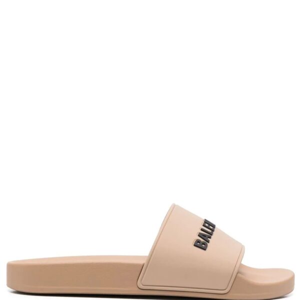 Balenciaga  raised-logo slides