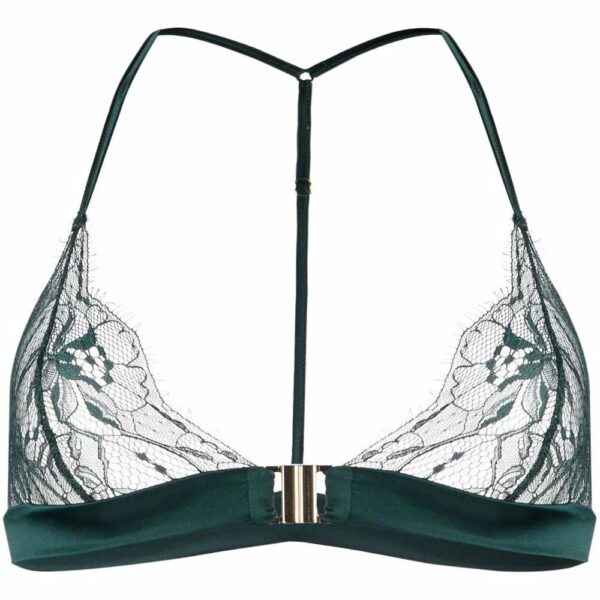 Fleur Of England  Ela lace-trim boudoir bra