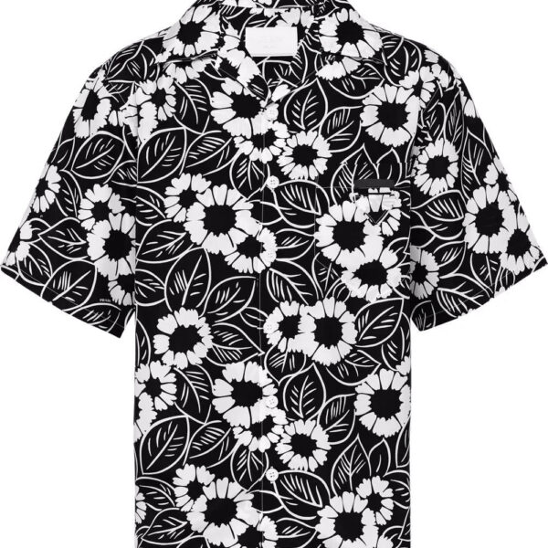 Prada  printed twill shirt