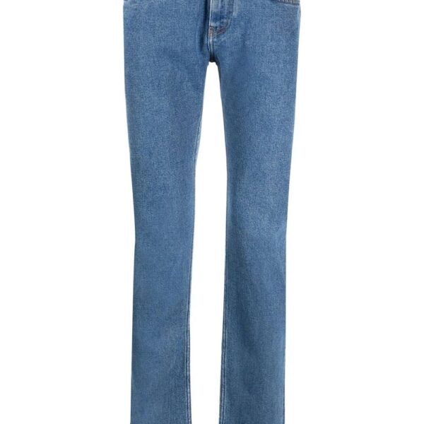 Versace  straight-leg greca-print jeans