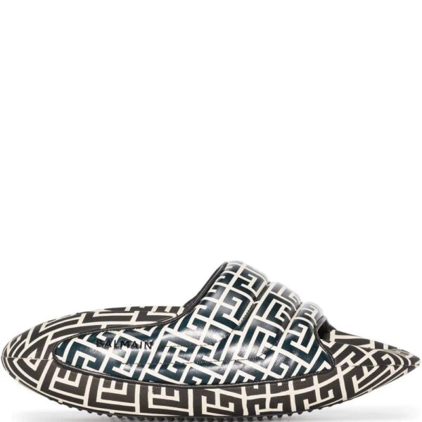 Balmain  B-IT monogram-print slides