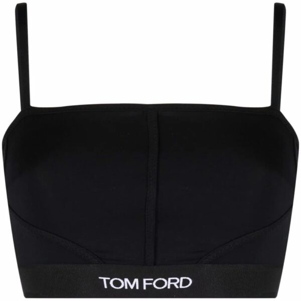 TOM FORD  logo underband bralette top