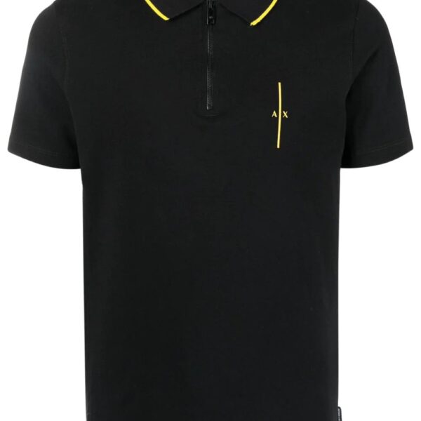 Armani Exchange logo-motif polo shirt