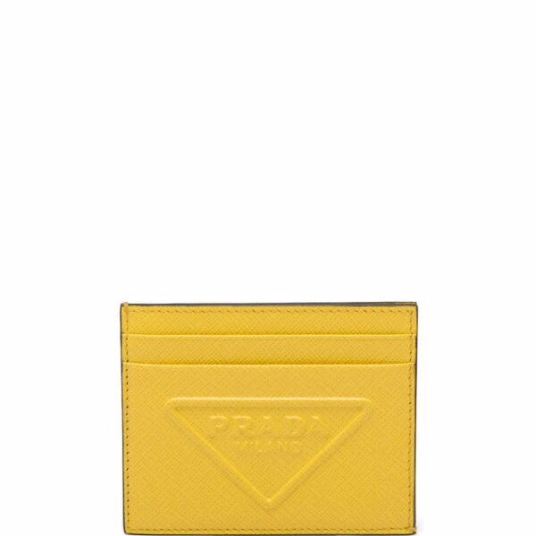 Prada  Saffiano leather card holder