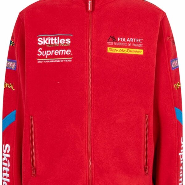 Supreme  x Skittles x Polartec jacket